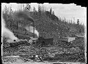 Saginaw Timber Camp #1 sawmill, circa 1907, #G1061_1