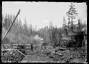 Loading logs on railroad cars, circa 1905, #G1066_1