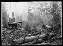 Loggers and donkey engine, circa 1922, #G1070_1