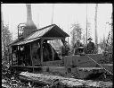 Loggers and donkey engine, circa 1922, #G1313_1