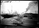 Ship SURAILCO at dock with lumber, circa 1922, #G1233_1