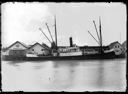 Ship CHEHALIS at Northwest Lumber Co. commercial dock, circa 1922, #G1236_1