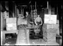 Two workers bundling shingles, circa 1922, #G1246_1