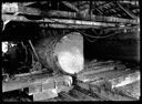 Sawmill interior with big log, circa 1922, #G1248_1