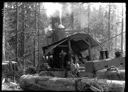 Loggers and donkey engine, circa 1907, #G1268_1