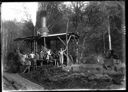 Loggers and donkey engine, circa 1907, #G1270_1