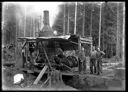 Loggers and donkey engine, circa 1920, #G1272_1