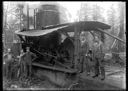 Loggers and donkey engine, circa 1915, #G1276_1