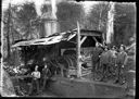 Loggers and donkey engine, circa 1910, #G1277_1