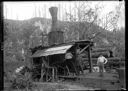 Loggers and donkey engine, circa 1915, #G1278_1