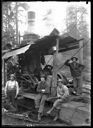 Loggers and donkey engine, circa 1915, #G1279_1