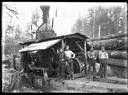 Loggers and donkey engine, circa 1915, #G1280_1