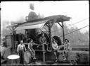 Loggers and donkey engine, circa 1915, #G1282_1