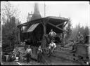 Loggers and donkey engine, circa 1915, #G1283_1