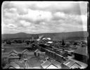 Bird's eye view of town with sawmill, circa 1922, #G1401_1