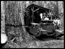 Loggers and donkey engine on sled, circa 1910, #G1428_1