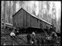 Loggers and railroad camp, circa 1910, #G1433_1