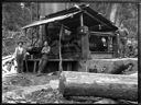 Loggers and donkey engine, circa 1910, #G1435_1