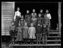 Woman with group of children, school portrait?, circa 1905, #G1460_1