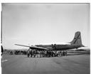 United Airlines plane at Bowerman Field, 7/2/1967, #52366_1