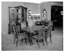 Schoenfeld Furniture Store interior, display dining room, 10/23/1970, #57832_1