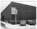 Aberdeen library with spray-painted parking stall numbers, 2/1972, #59342_1