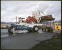 Bicentennial Log Stacker at Port of Grays Harbor, 1/1976, #62818_1