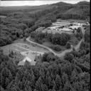 Aerial view of Grays Harbor College & Bishop Center For Performing Arts, 6/11/1980, #66294_1