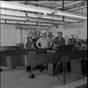 Workers with Rayonier sawmill equipment, 6/26/1981, #67033_2