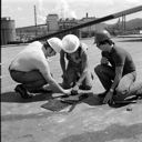 Roof repair at Weyerhaeuser Co., 8/2/1984, #68957_1