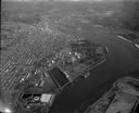 Aerial view of port T-2, T-4 vicinity, 12/18/1984, #69181_1