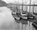 Fishboats ALASKA , SPRAY and JENNY LEE at Aberdeen fish dock, 3/14/55, #29006_1