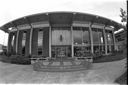 Fisheye view of Aberdeen Federal Savings & Loan Association, 1st & Broadway, 7/19/1970, #57511_1