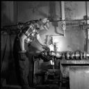 Stoker in recovery furnace, circa 1973, #60395_1