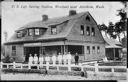 U.S. Lifesaving Station exterior with uniformed personnel, circa 1910, #60617_1