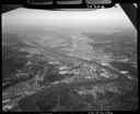 Aerial view of Grays Harbor and Aberdeen, 9/11/1975, #62521_1