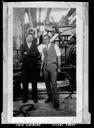 Jack Weiblen and Hilary Obert with machinery at factory startup, circa 1934, #66074_5