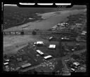 Aerial view of Chehalis River and Grays Harbor, 4/12/1971, #58335_1