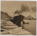 WEST ISLETA at dock with lumber, circa 1925, #8031_1