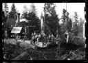 Group of loggers with donkey engine, circa 1913, #L360027_5