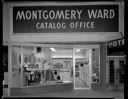 Montgomery Ward mail order catalog office exterior after remodel;ing, 10/25/1956, #31655_1