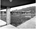 Grays Harbor College courtyard under construction, 1/22/1958-1/24/1958, #32856_1