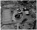 Aerial view of water treatment plant under construction , 4/1/1960, #36412_2