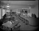 Malstrom's Fine Foods interior after remodeling, cafe on second floor, 5/2/1960, #36865_1