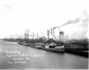 Anderson & Middleton mill with ships, circa 1900, #43890_1