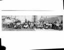 Panoramic group portrait of E. C. Miller crew, 7/2/1976, #63037_1