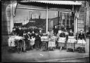 Newsboys with carts and bicycles, 1926, #2064_1