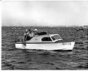 Sport fishing on boat PATTI, possibly during a Westport fishing derby, circa 1953, #27594_1