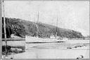 Steam schooner, possibly ALICE BLANCHARD on Hoquiam River, circa 4/1892, #L400367_1