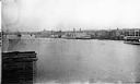 Waterfront scene with sidewheelers DREW and SYRACUSE, circa 1885, #L400372_1